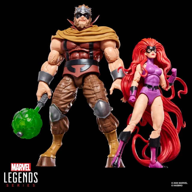 Hasbro Marvel Legends Series Inhumans Marvel’s Medusa & Marvel’s Gorgon, Two 6" Action Figures