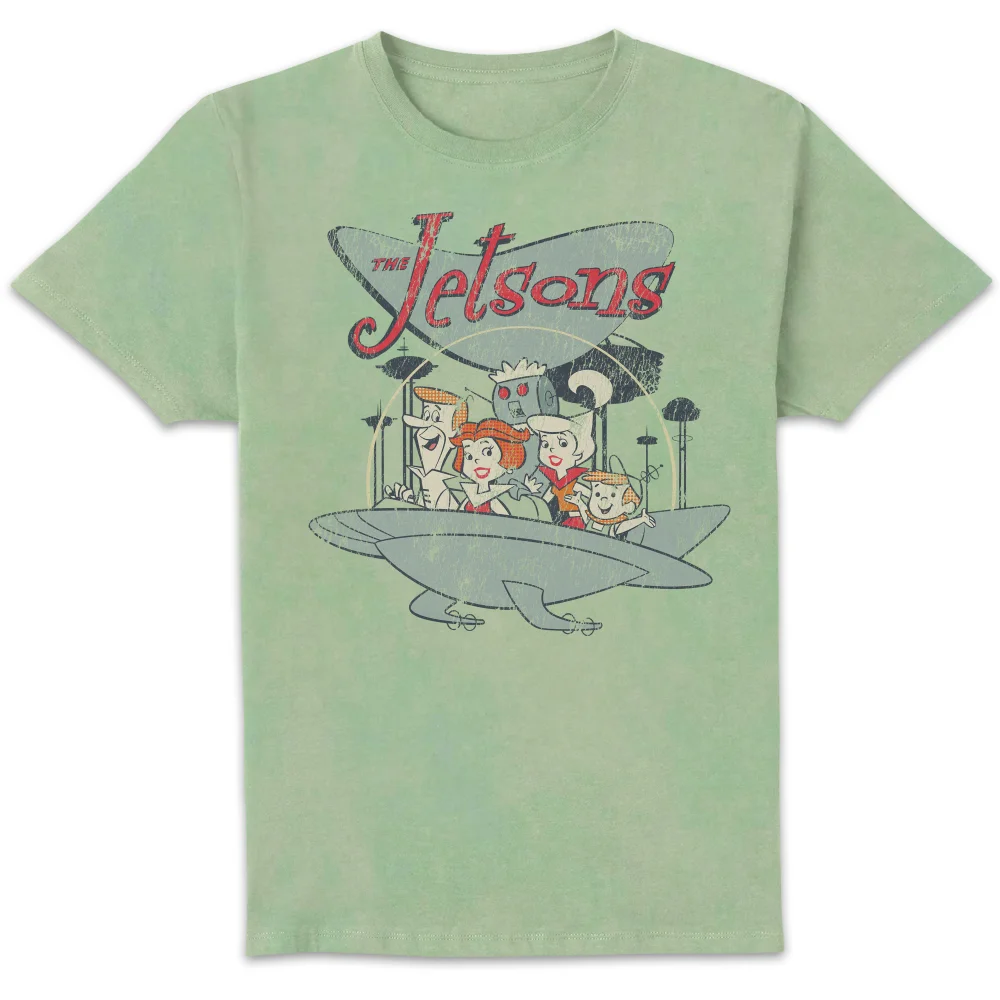 Jetsons Unisex T-Shirt - Mint Acid Wash - XXL Image 1