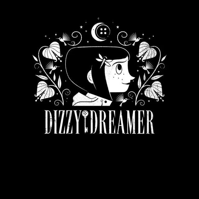 Coraline Dizzy Dreamer Unisex T-Shirt - Black