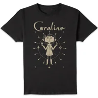 Coraline Symbols Unisex T-Shirt - Black