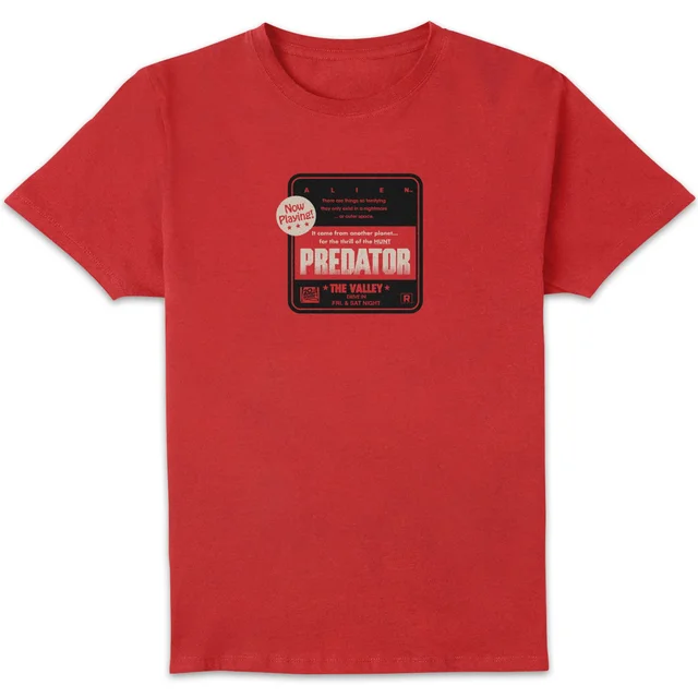 Alien Vs Predator Double Bill Unisex T-Shirt - Red