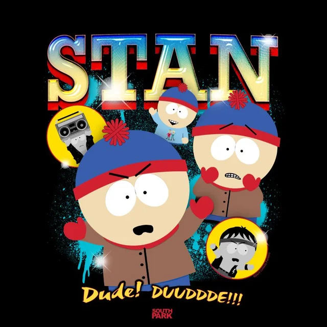 South Park Stan Bootleg Unisex T-Shirt - Black