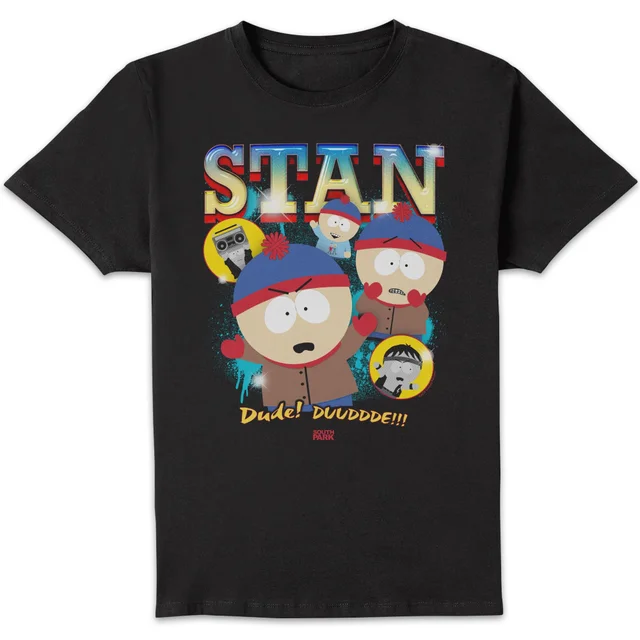 South Park Stan Bootleg Unisex T-Shirt - Black