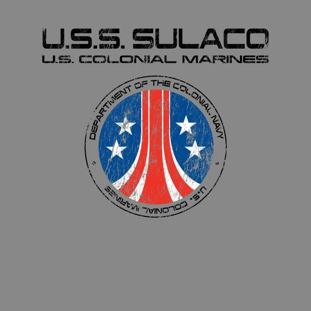 Alien Colonial Marines Unisex T-Shirt - Grey