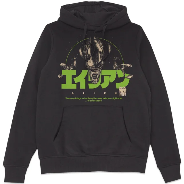 Alien Space Nightmare Hoodie - Black