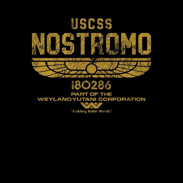 Alien Nostromo Unisex T-Shirt - Black