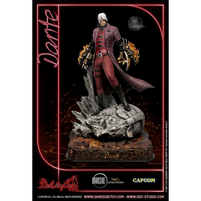 Dante Exclusive Devil May Cry 1 Premium Statue by Darkside Collectibles Studio
