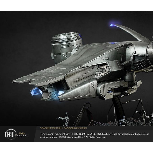 Aerial Hunter Killer Terminator 2 Judgment Day 30th Anniversary Maquette by DarkSide Collectibles Studio