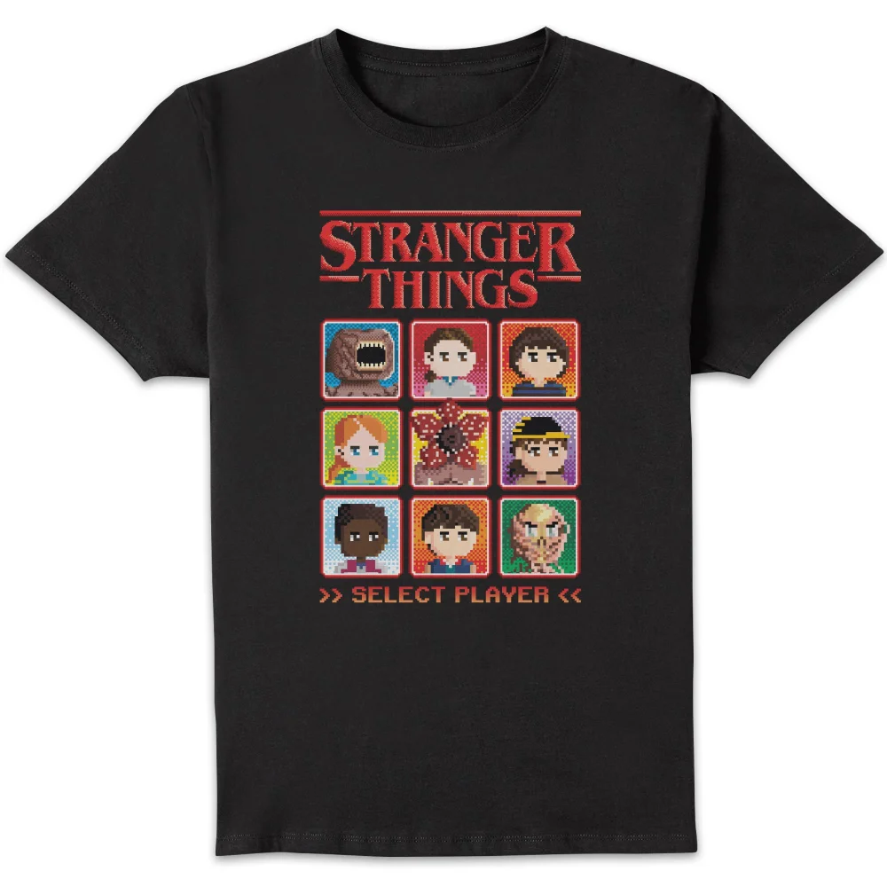 Stranger Things Choose Your Character! Unisex T-Shirt - Black - S Image 1
