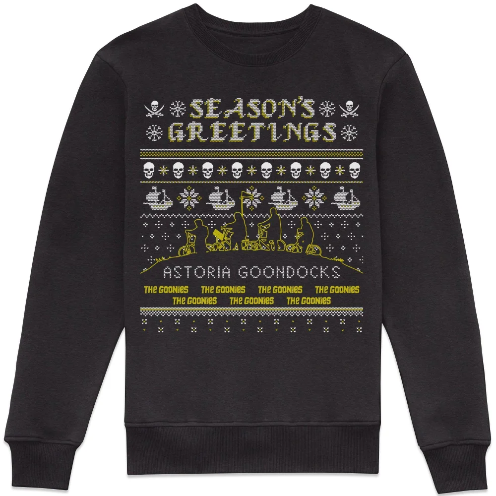The Goonies Christmas Sweatshirt - Black - L Image 1