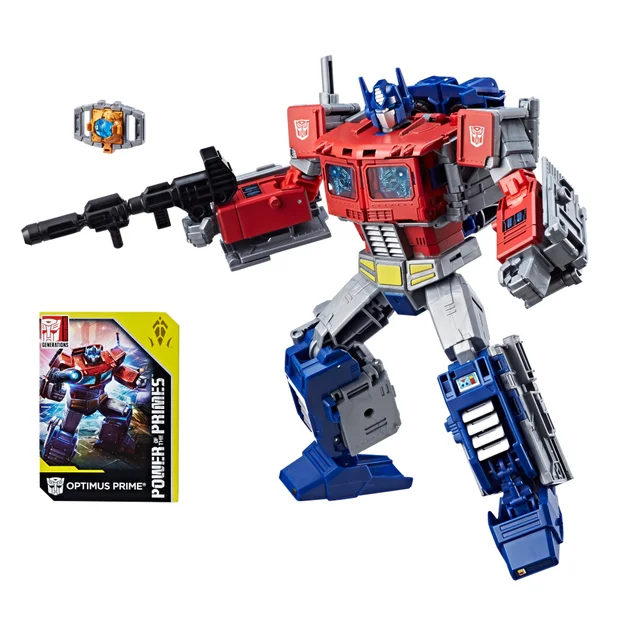 Transformers Toys Generations Power of the Primes Evolution Optimus Prime Action Figure