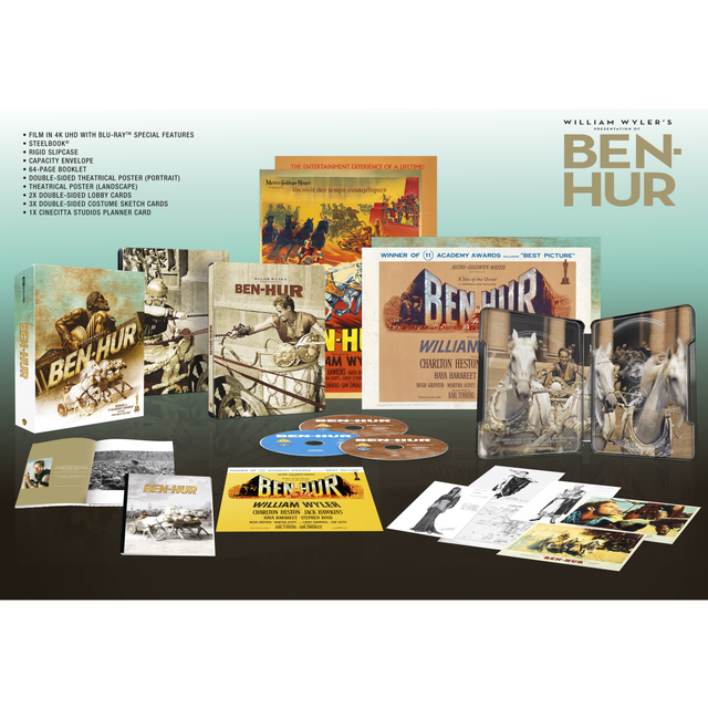 Ben-Hur 4K Ultra HD Collector's Edition with SteelBook