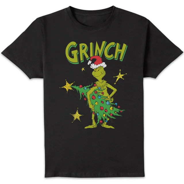 The Grinch Stole Christmas Unisex T-Shirt - Black