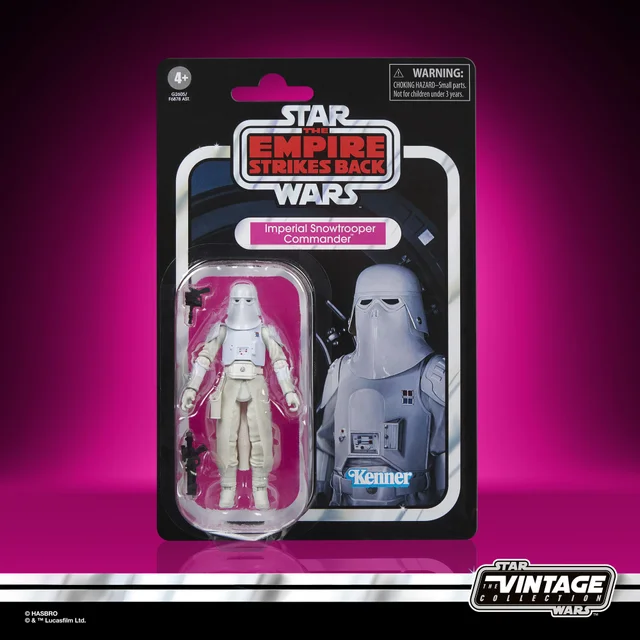 Star Wars The Vintage Collection Imperial Snowtrooper Commander Action Figure (3.75”)