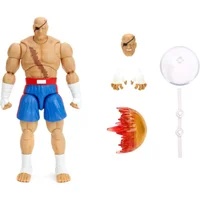 SAGAT STREET FIGHTER 6" DELUXE COLLECTOR FIGURE JADA TOYS