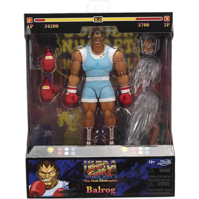 BALROG STREET FIGHTER 6 INCH DELUXE COLLECTOR FIGURE JADA TOYS
