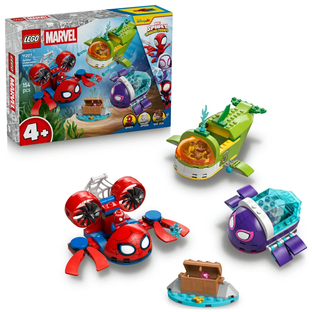 LEGO | Marvel Spidey: Underwater Vehicles Building Toy 11207 Image 1