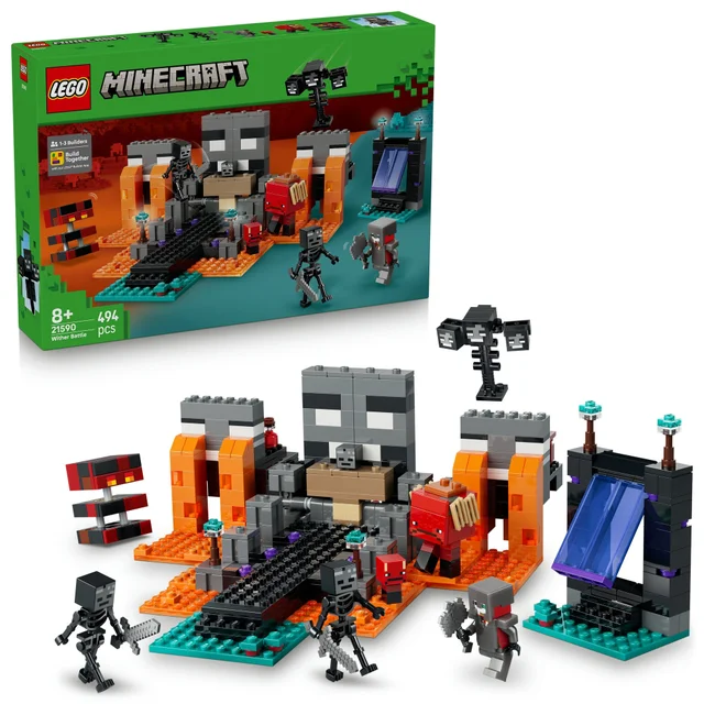 LEGO Minecraft Wither Battle Toy with Figures 21590