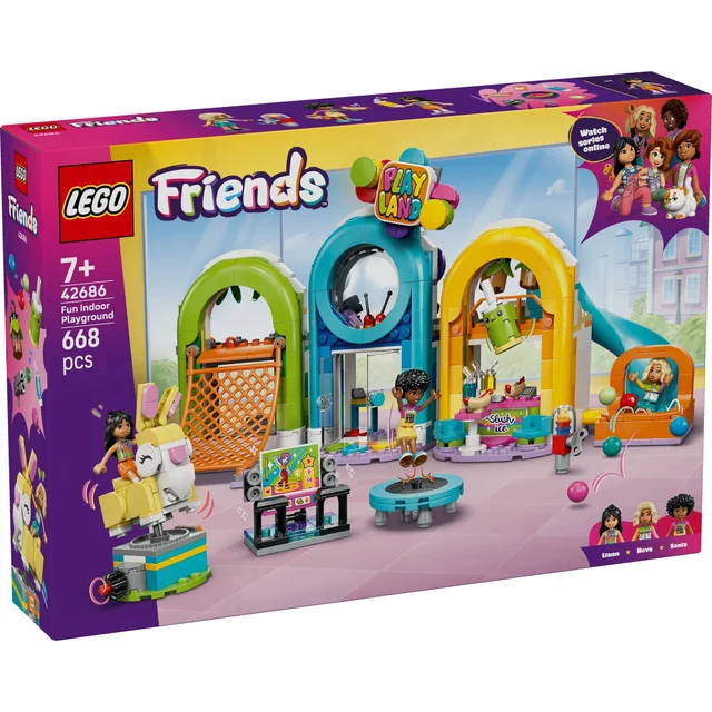 LEGO Friends Fun Indoor Playground Toy with Mini Dolls 42686