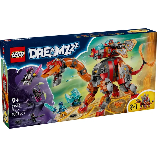 LEGO DREAMZzz 2in1 Dino Jet Dinosaur Building Toy 71514