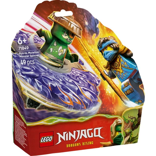 LEGO NINJAGO Nya vs. Mutation Monster Spinner Toy 71849