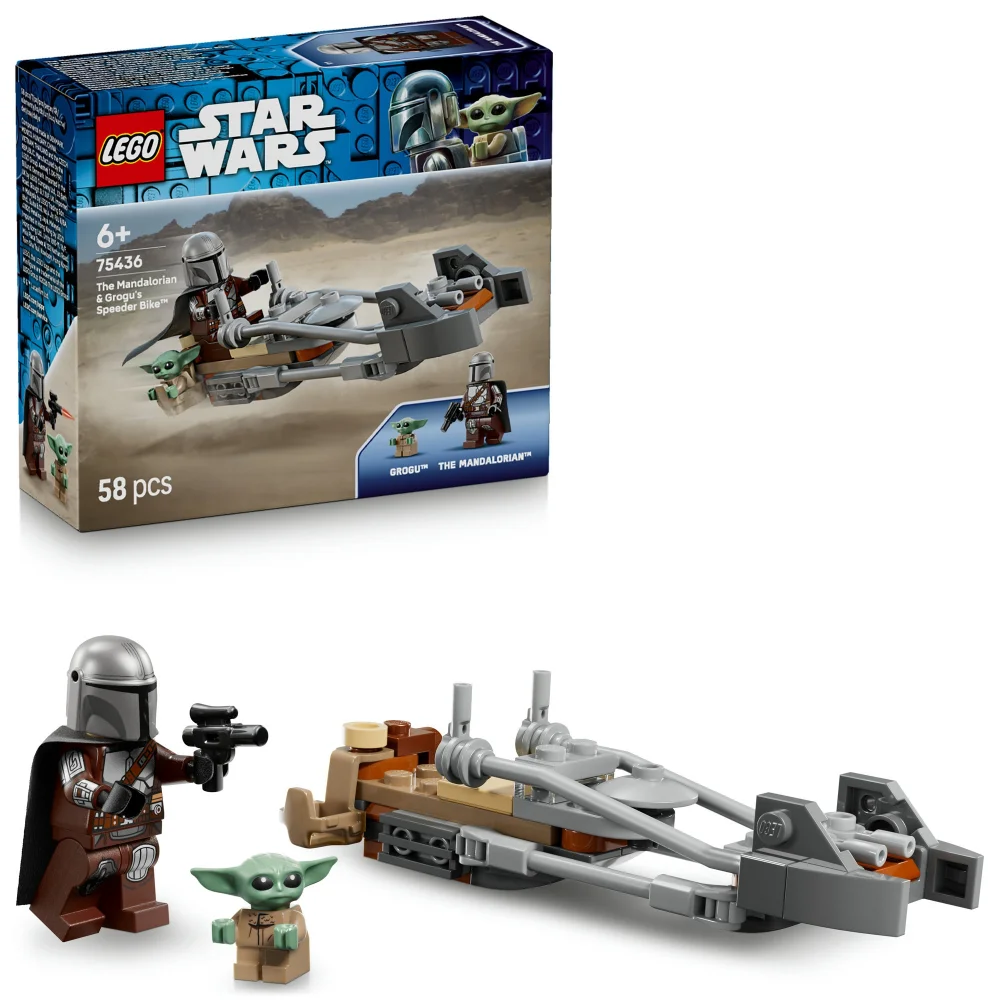LEGO Star Wars The Mandalorian & Grogu’s Speeder Bike 75436 Image 1