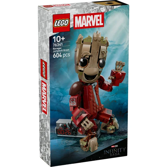 LEGO | Marvel Ravager Jumpsuit Groot Building Toy 76341