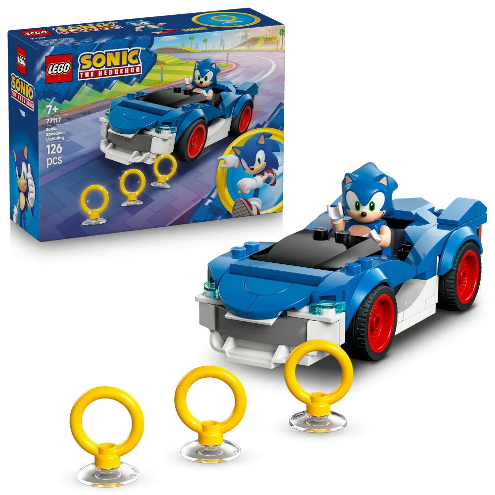 LEGO Sonic the Hedgehog Sonic: Speedster Lightning Toy 77117 Image 1
