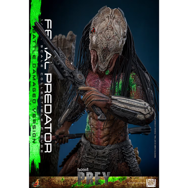 Hot Toys 1/6 Feral Predator Battle Damaged - Prey Figure