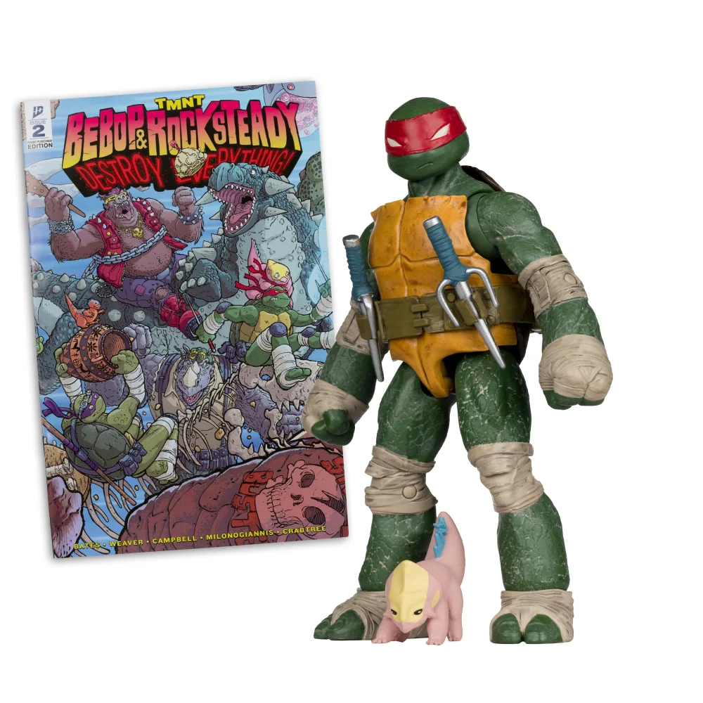 Teenage Mutant Ninja Turtles (Page Punchers) Raphael 5in Action Figure with Comic McFarlane Toys Image 1