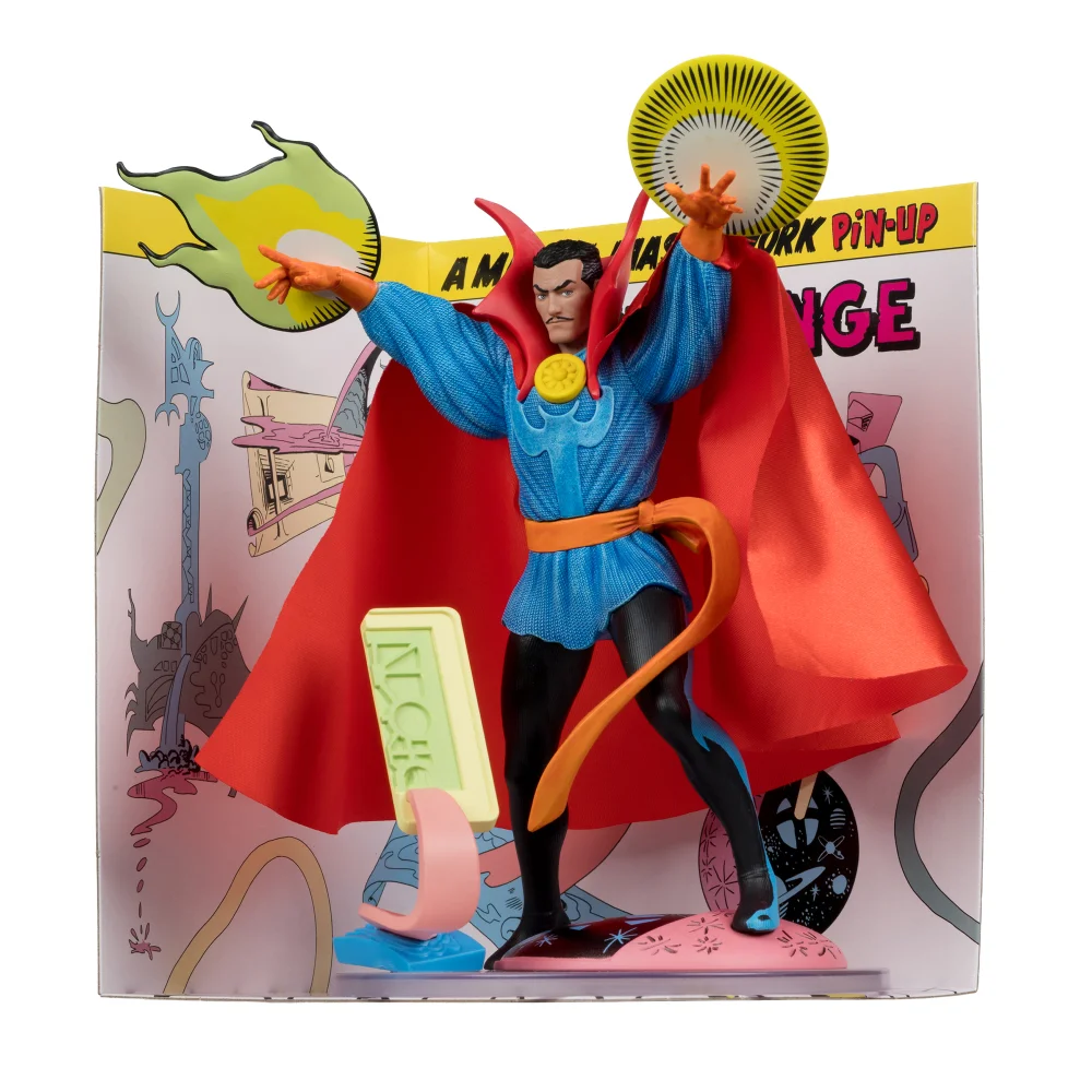 Marvel Doctor Strange 1:10th Scale Collectible with Scene (Strange Tales #128) McFarlane Toys Image 1