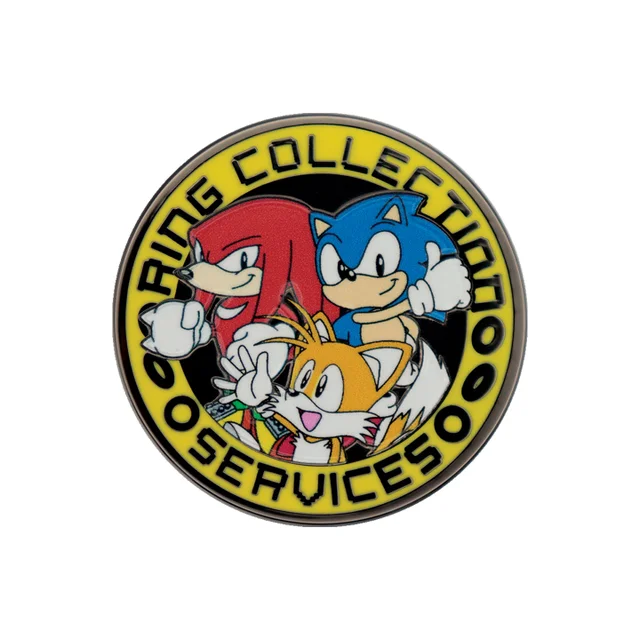 Sonic The Hedgehog – Sonic, Tails, and Knuckles Pin Badge