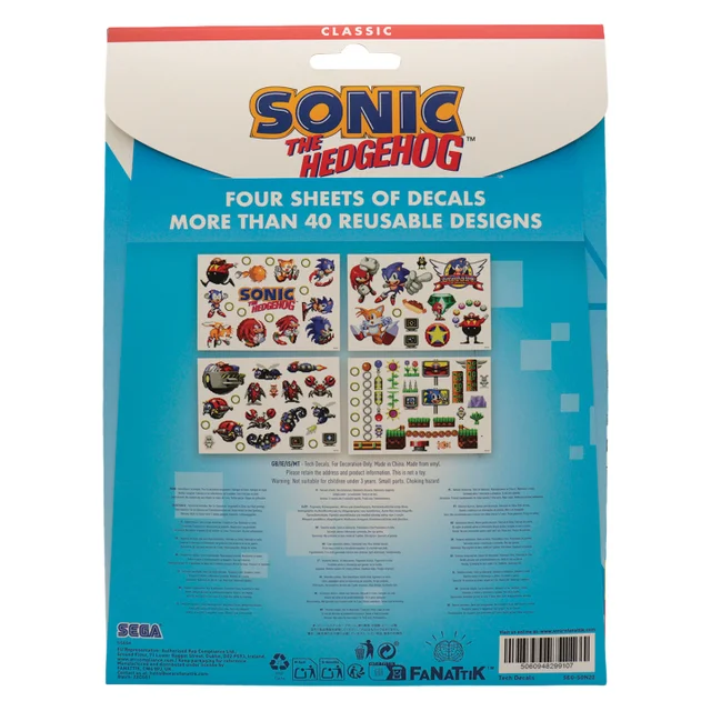 Sonic The Hedgehog – Retro Tech Decals