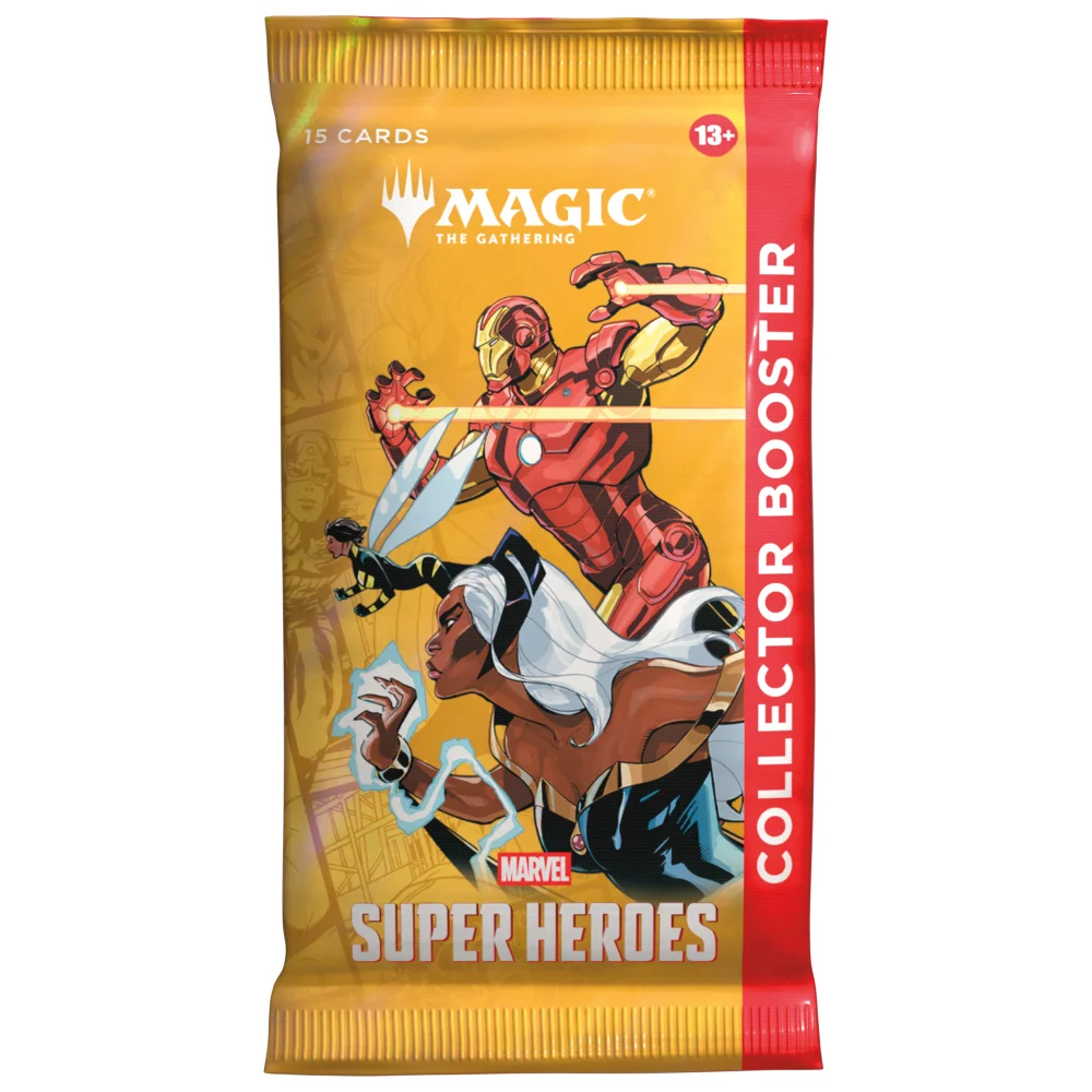 Magic: The Gathering Marvel Super Heroes Collector Booster (1 Pack of 15 Cards) Image 1
