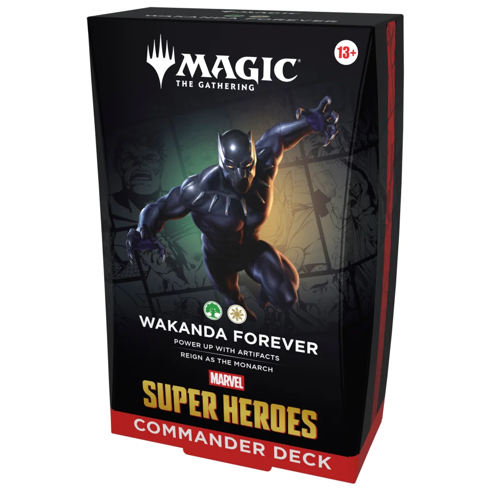 Magic: The Gathering Marvel Super Heroes Commander Deck - Wakanda Forever Image 1