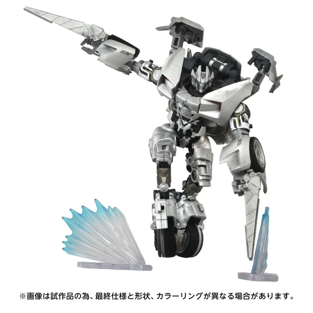 Transformers Takara Tomy Masterpiece Movie Series Next MPMN-01 Sideswipe Figure, Silver, 15+