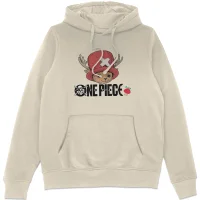 One Piece Chopper Logo Hoodie - Off White - undefined undefined