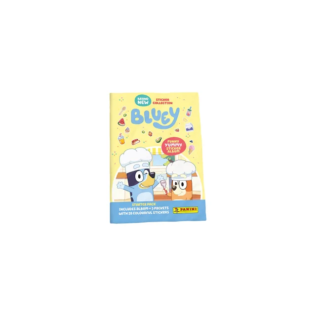 Panini Bluey Funny Yummy Sticker Collection Starter Pack