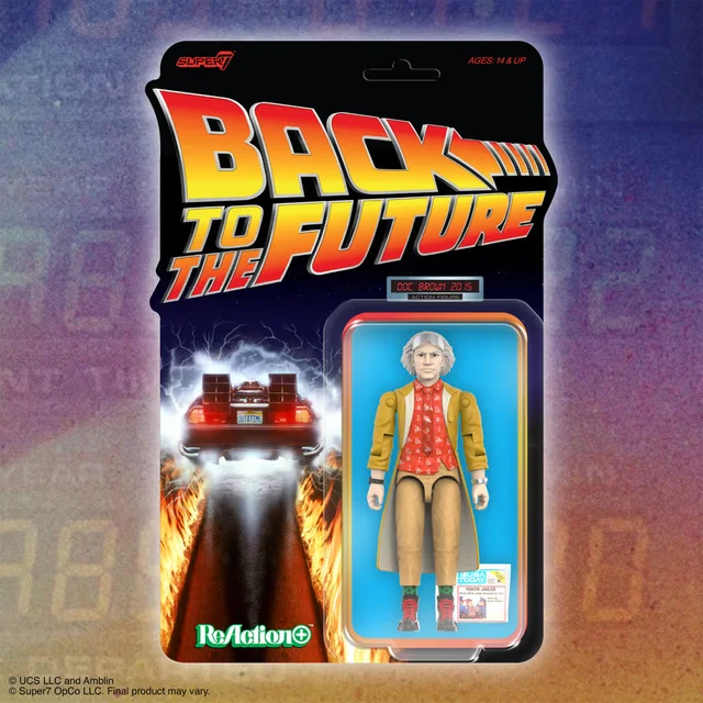 Back To The Future ReAction+ Wave 02 - Dr. Emmett Brown (2015) Super7