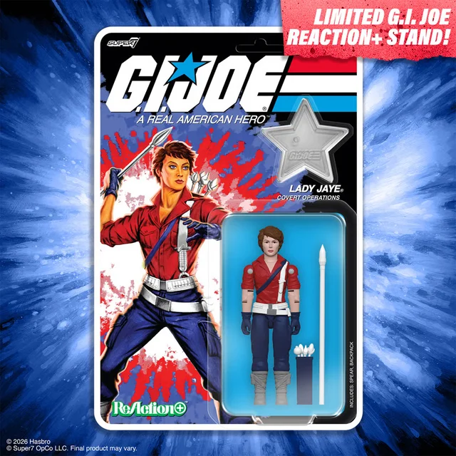 G.I. Joe ReAction+ Wave 08 - Lady Jaye (America's 250th Anniversary) Super7