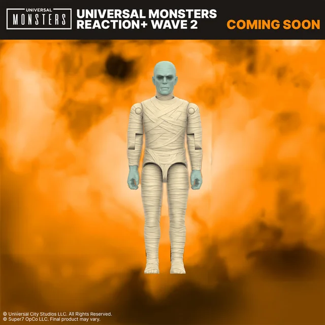 Universal Monsters ReAction+ Wave 02 - The Mummy Super7