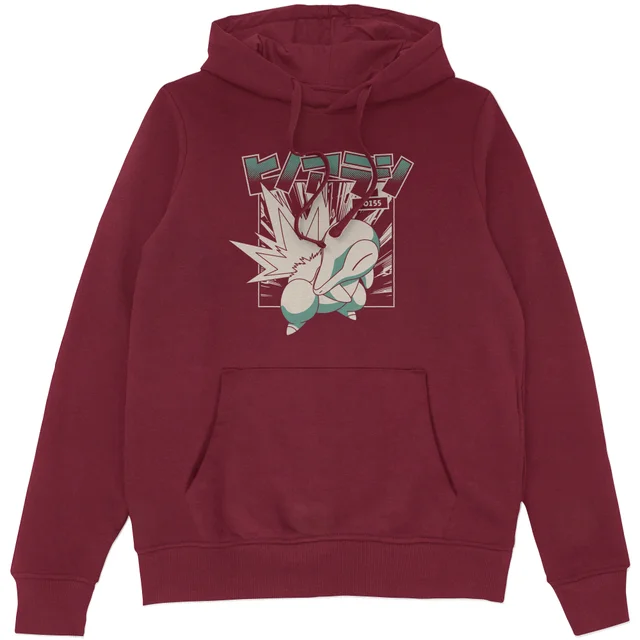 Pokémon Cyndaquil Evolution Hoodie - Burgundy
