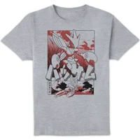 Pokémon Scizor Combat Unisex T-Shirt - Grey