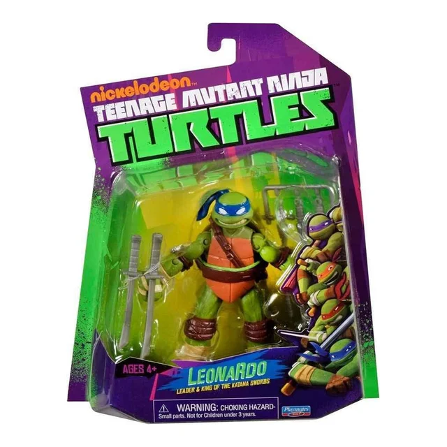 Teenage Mutant Ninja Turtles World of TMNT Action Figure Leonardo 11 cm