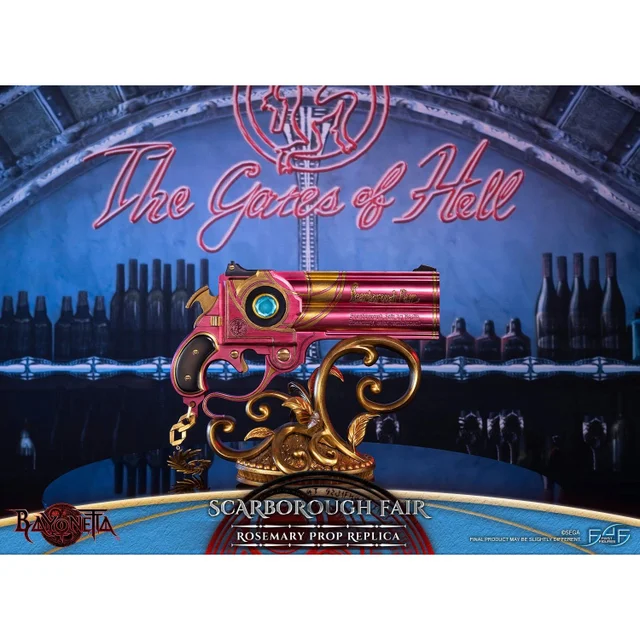 First 4 Figures Bayonetta: Scarborough Fair Prop Replicas Rosemary Blue Resin Statue (26cm)