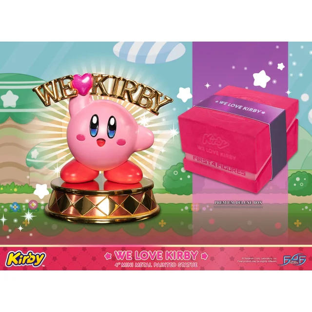 First 4 Figures Kirby We Love Kirby Die-cast Statue (10cm)