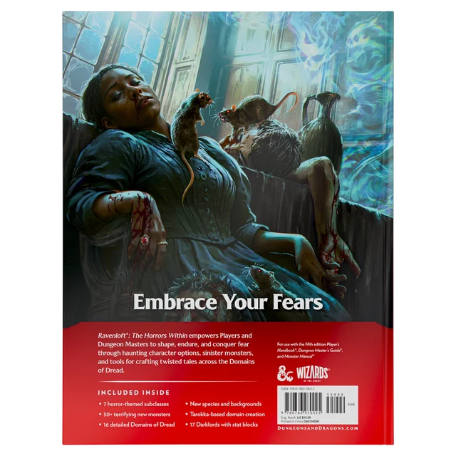 Dungeons & Dragons Ravenloft: The Horrors Within | D&D Gameplay Expansion Book