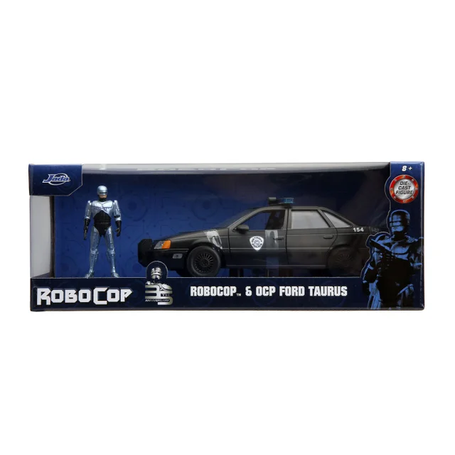 Robocop 1986 Ford Taurus W/Figure 1:24 Jada Toys