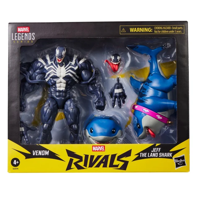 Marvel Legends Series Marvel Rivals Venom & Jeff the Land Shark Action Figure Collectibles