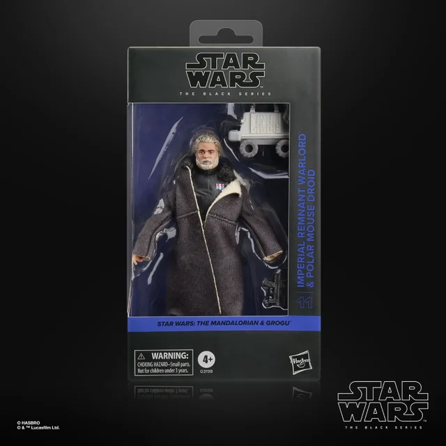 Star Wars The Black Series Imperial Remnant Warlord & Mouse Droid, Star Wars: The Mandalorian & Grogu 15 cm Action Figure